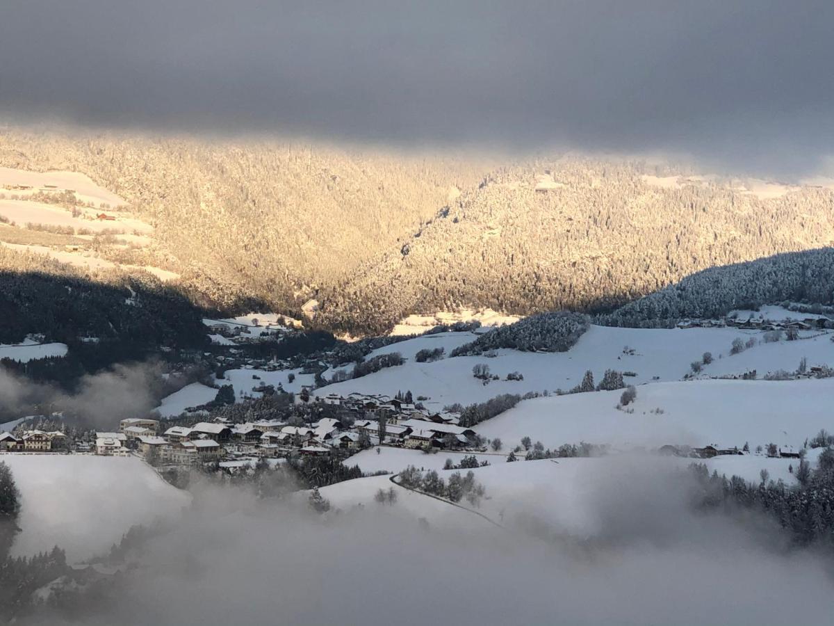 Forchnerhof Panorama - Dolomitenblick 로뎅고 외부 사진